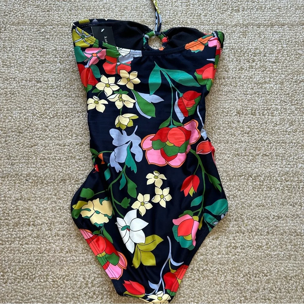 Kate Spade Flower Bed Bandeau One Piece